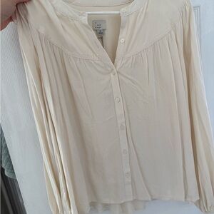 A New Day Soft Cream Blouse NEW